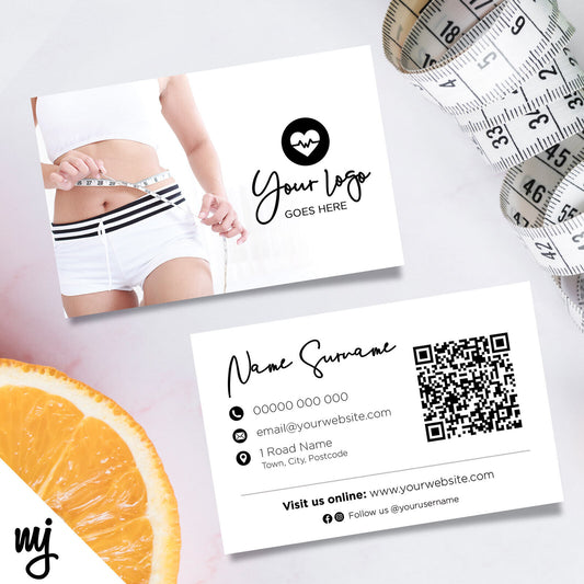 Custom Business Card Printing | Weight Loss Health Supplement Business 02