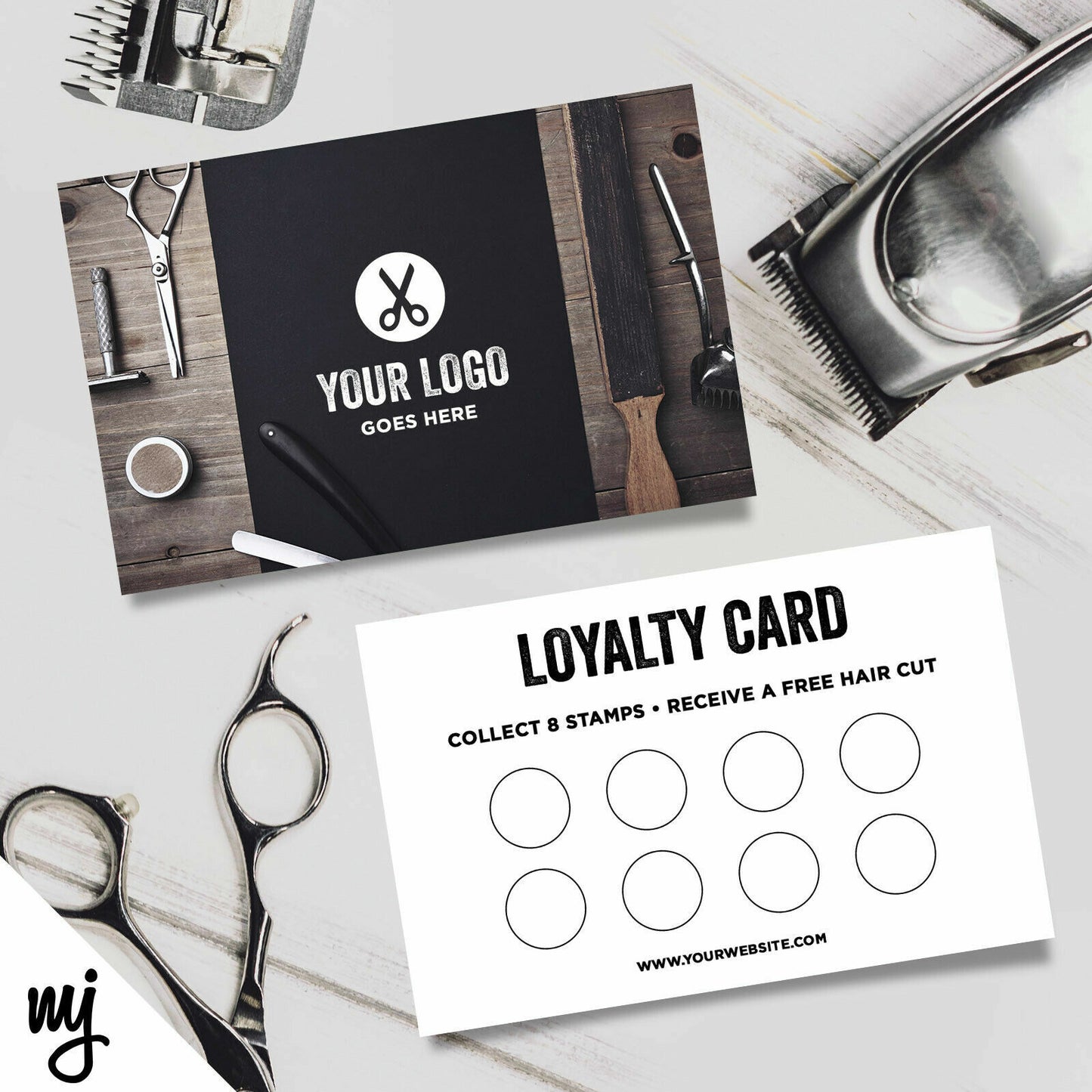 CUSTOM LOYALTY CARD PRINTING |  BARBER / SALON / HAIRDRESSER BUSINESS 04