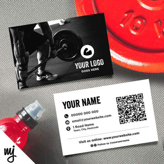 Custom Business Card Printing | Gym Personal Trainer Boxing Fitness Business 02