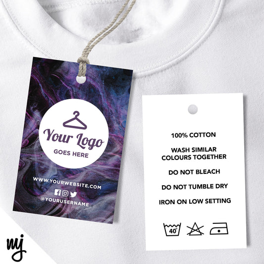 Purple Space Swing Tags