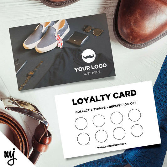 Custom Loyalty Card Printing | Clothing Mens Fashion Menswear Trainers 03