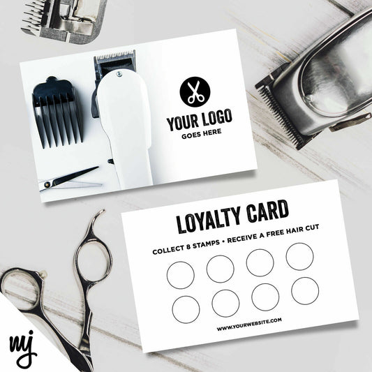 Custom Loyalty Card Printing | Barber / Salon / Hairdresser Business 03