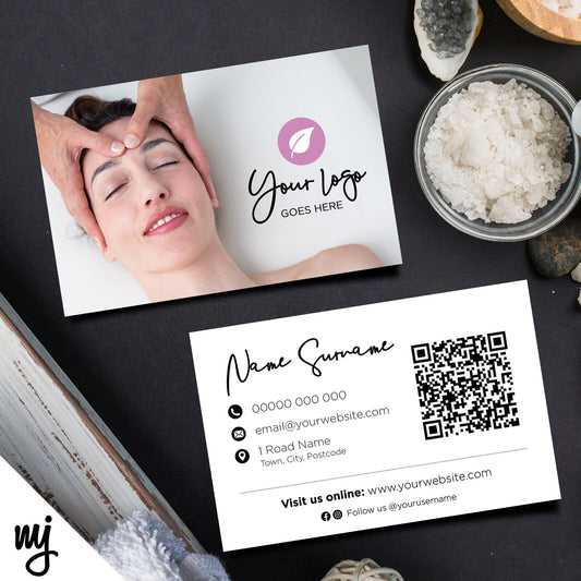 Custom Business Card Printing | Massage Masseur Beauty Therapist Health 04