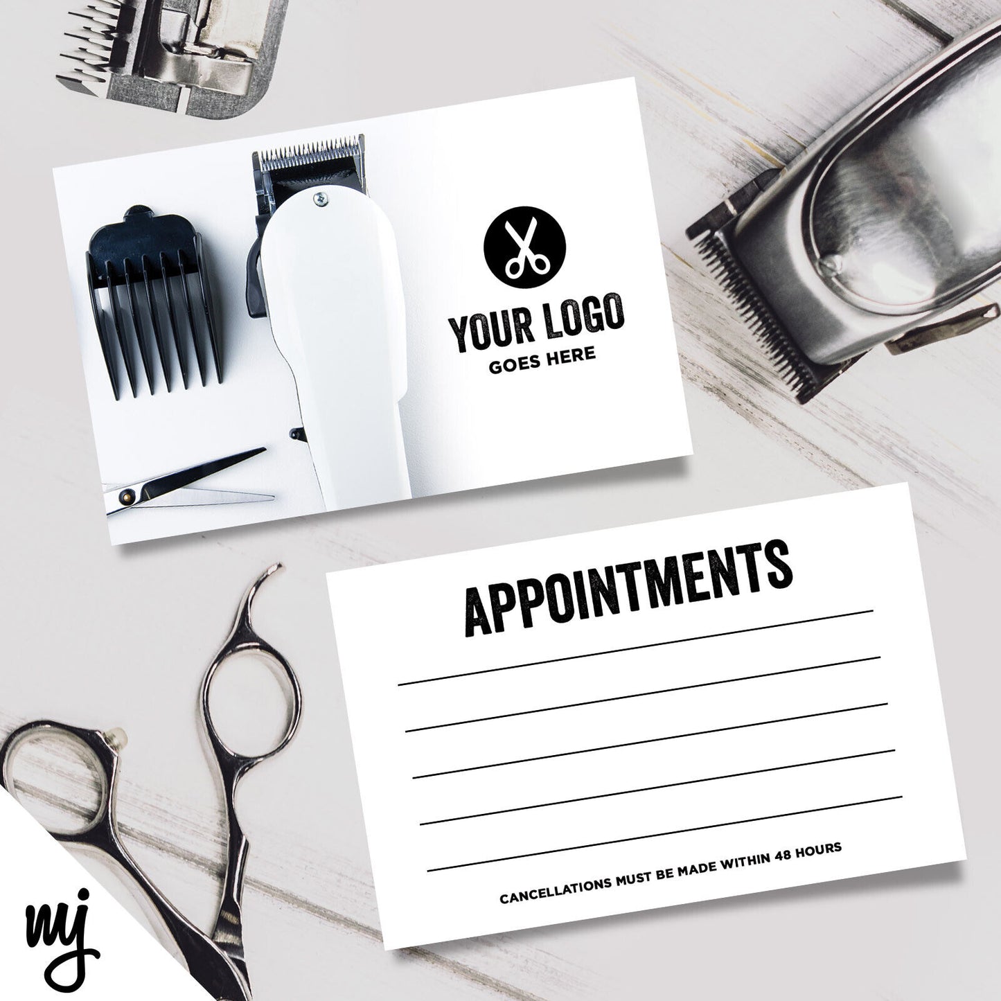 Barber Appointment Cards