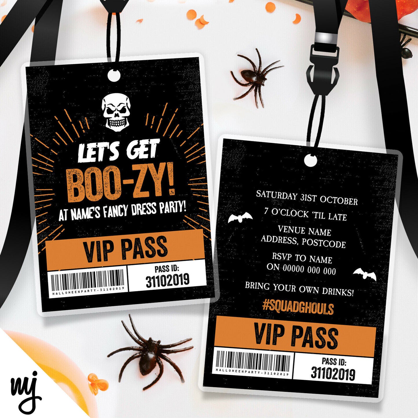 Let's Get Boozy Vip Passes & Lanyards