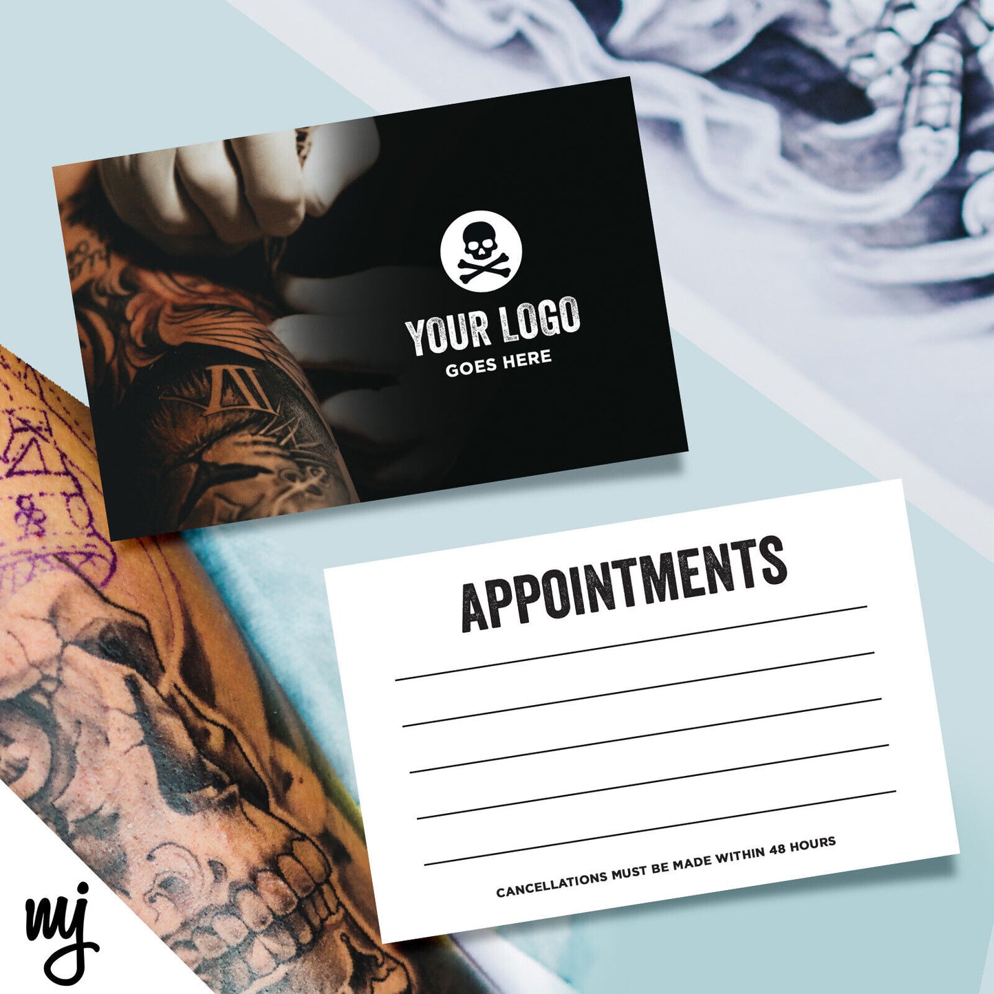 Tattoo Appointment Cards