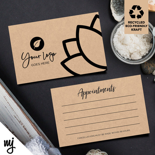 Kraft Appointment Cards | Massage