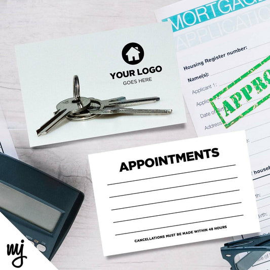 Estate Agent Appointment Cards