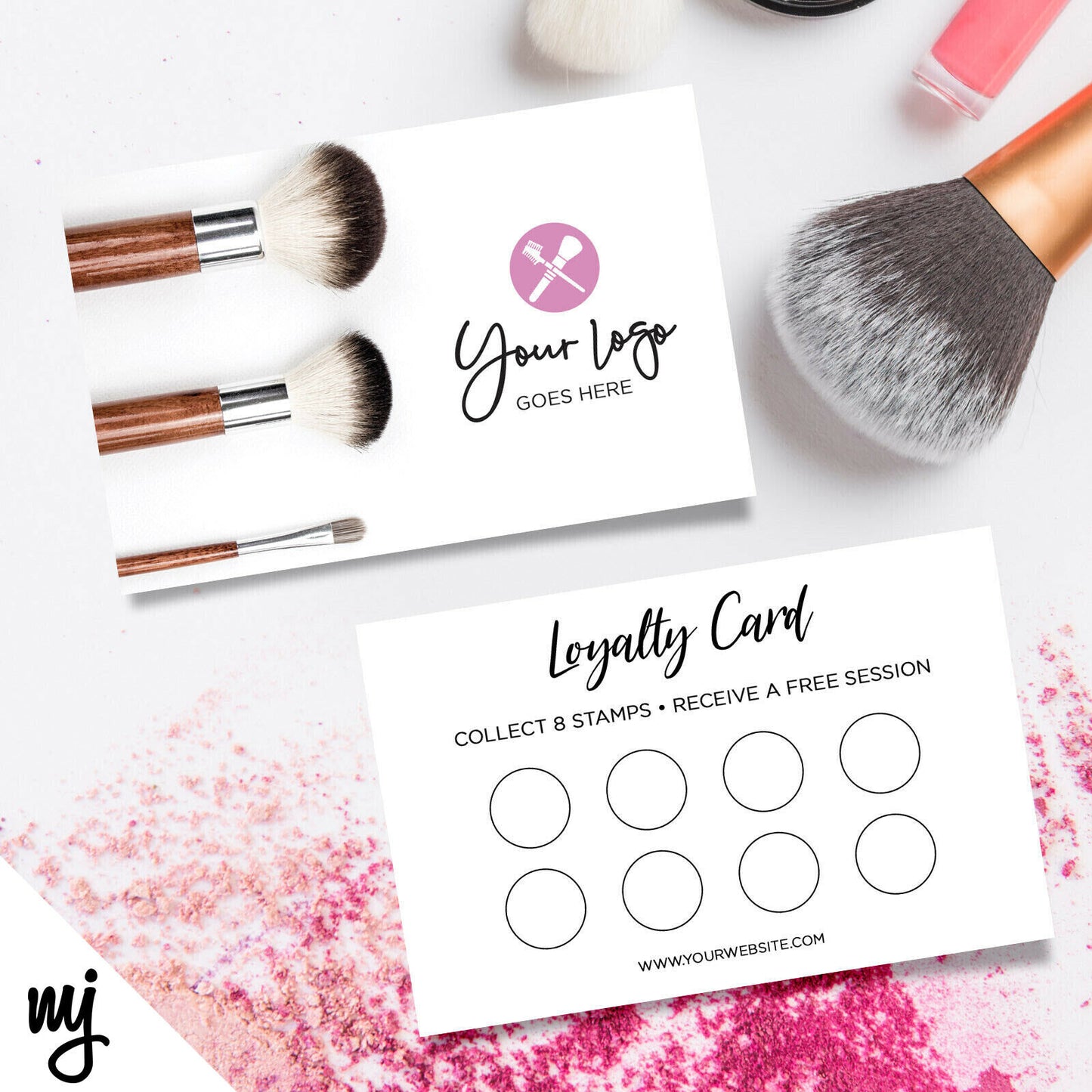 Custom Loyalty Card Printing | Make Up Artist Beauty Therapy Glamour 04