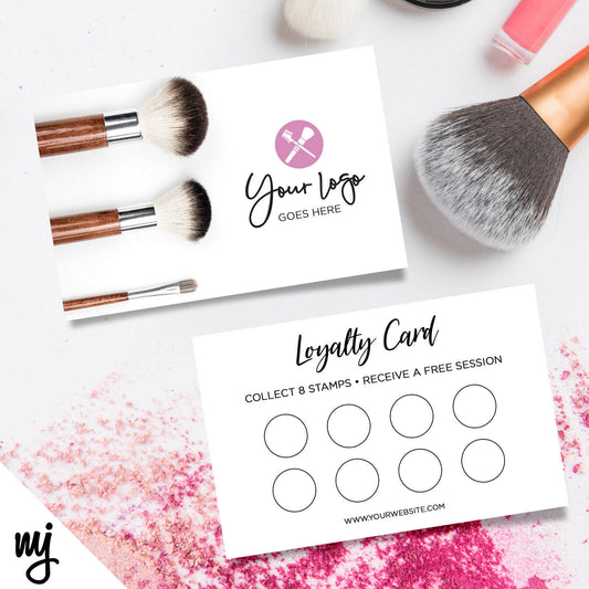 Custom Loyalty Card Printing | Make Up Artist Beauty Therapy Glamour 04