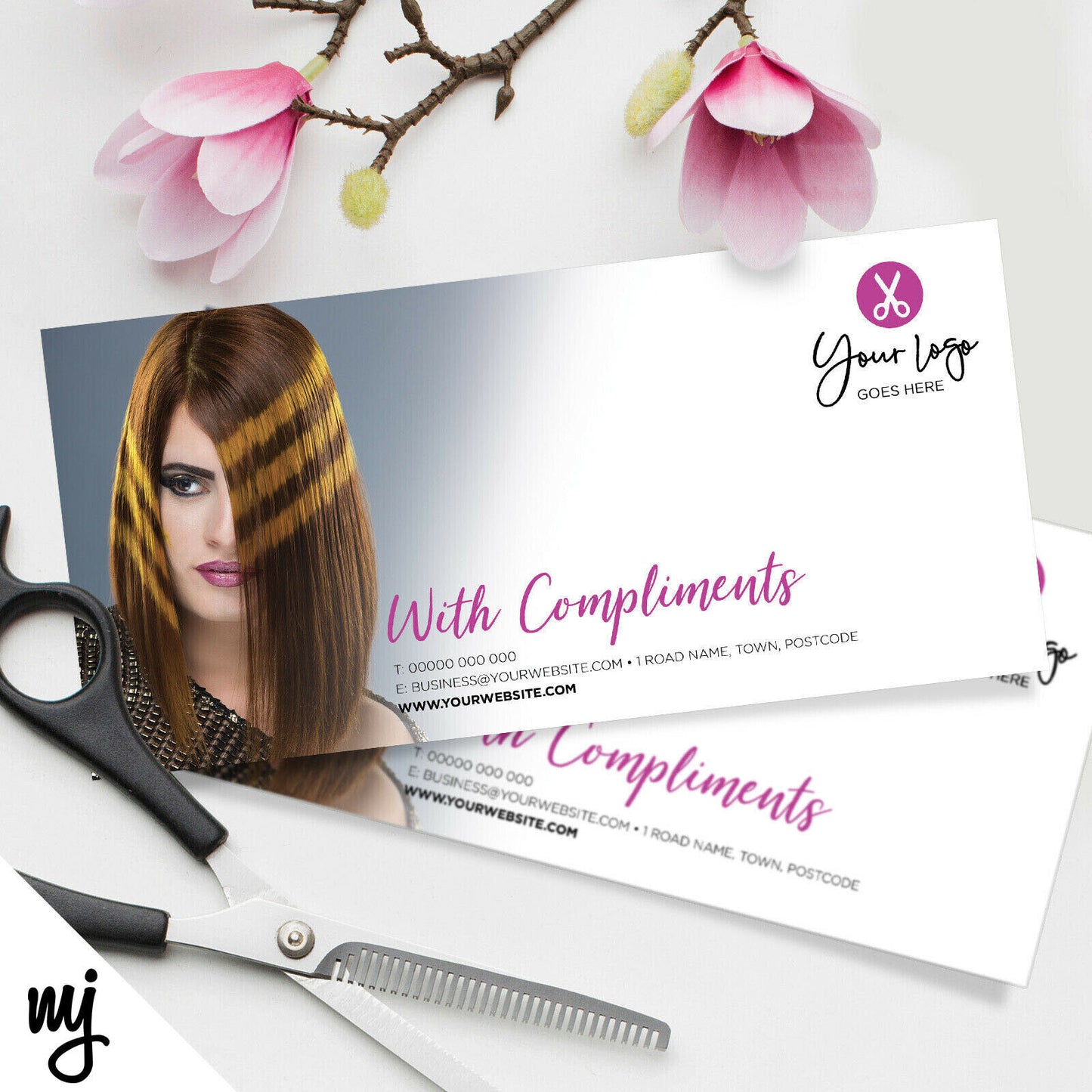 Custom Compliment Slip Printing | Salon / Barber / Hair Hairdresser Business 02