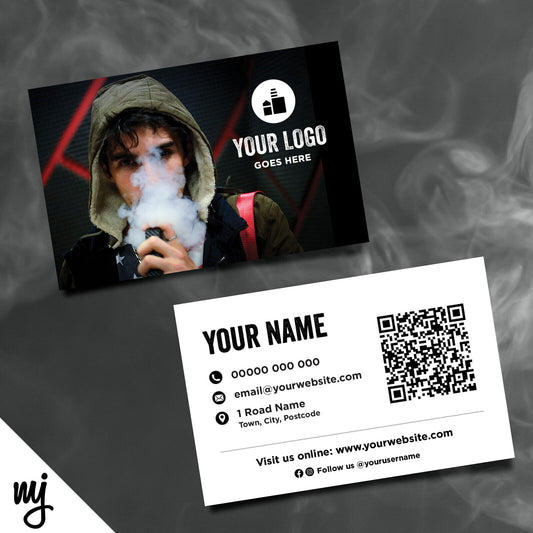 Custom Business Card Printing | Vapour Smoke Quit Smoking Business 05