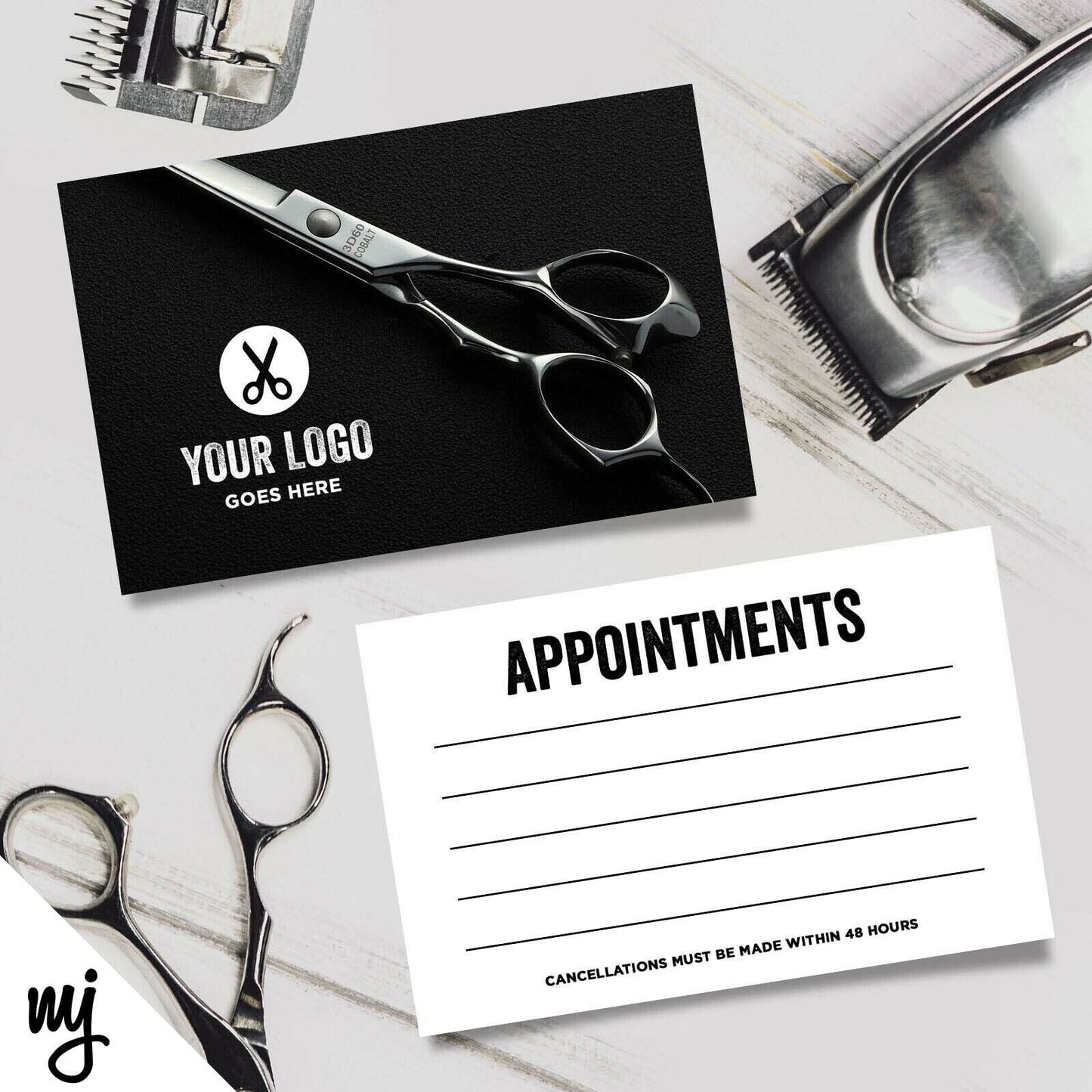 Custom Appointment Card Printing | Barber / Salon / Hairdresser Business 02