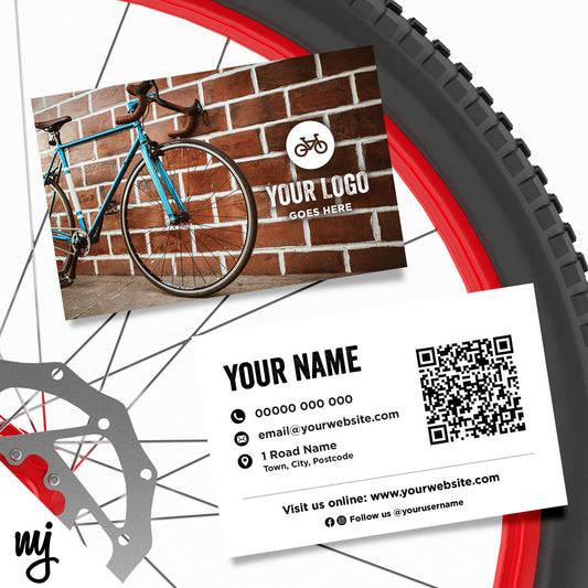 Custom Business Card Printing | Cycle Bicycle Shop Repair Supplies Bike 01