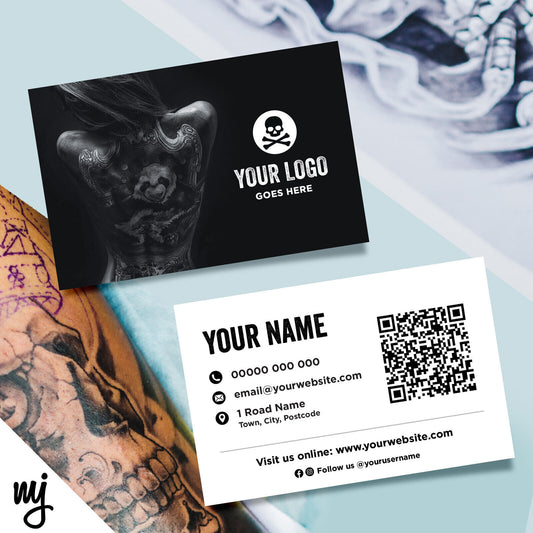 Custom Business Card Printing | Tattoo Artist Shop Studio Ink Tat Business 04