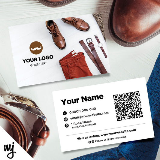 Custom Business Card Printing | Clothing Clothes Mens Fashion Menswear 02