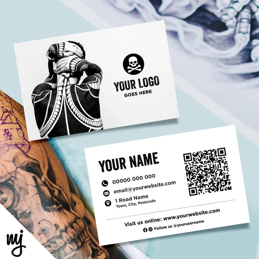 Custom Business Card Printing | Tattoo Artist Shop Studio Ink Tat Business 05