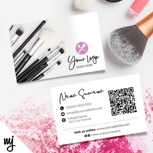 Custom Business Card Printing | Make Up Artist Beauty Therapy Glamour 07