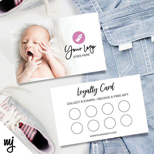 Custom Loyalty Card Printing | Baby Newborn Clothing Supplies Boy Girl 02