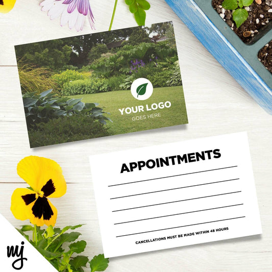 Gardener Appointment Cards