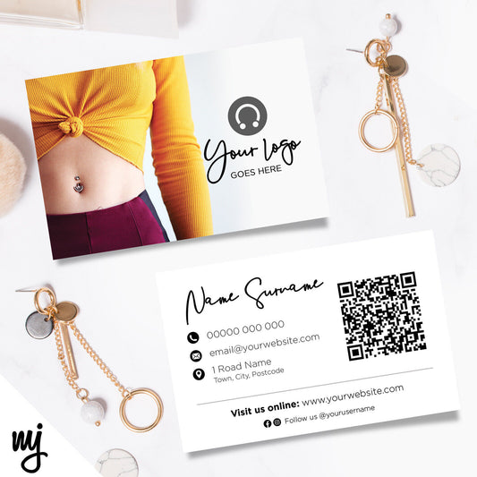 Custom Business Card Printing | Piercing Ear Nose Jewellery Pierce Business 03