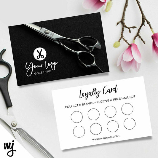 Custom Loyalty Card Printing | Salon / Barber / Hair Hairdresser Business 03