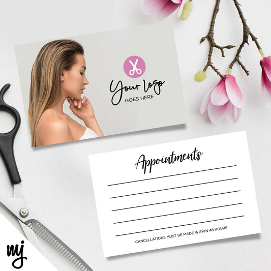 Hair Salon Appointment Cards