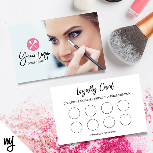 Custom Loyalty Card Printing | Make Up Artist Beauty Therapy Business 08