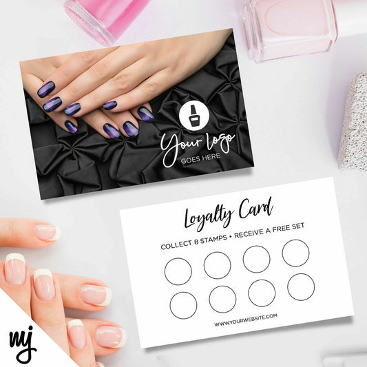 Custom Loyalty Card Printing | Nail Artist Beauty Therapist Business 02