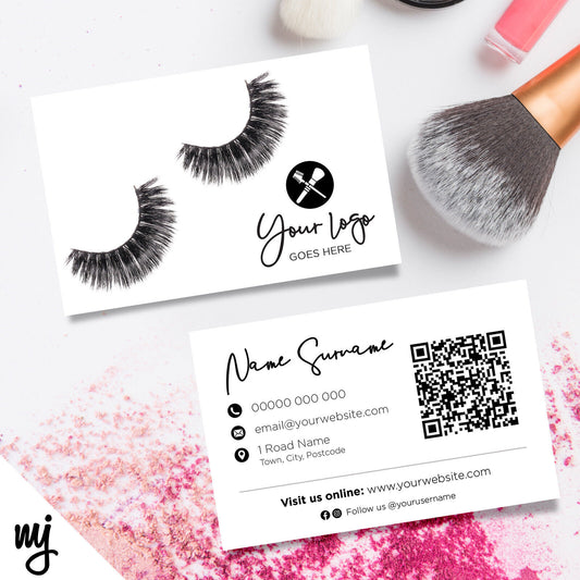 Custom Business Card Printing | Make Up Artist Beauty Therapy Eye Lashes 05