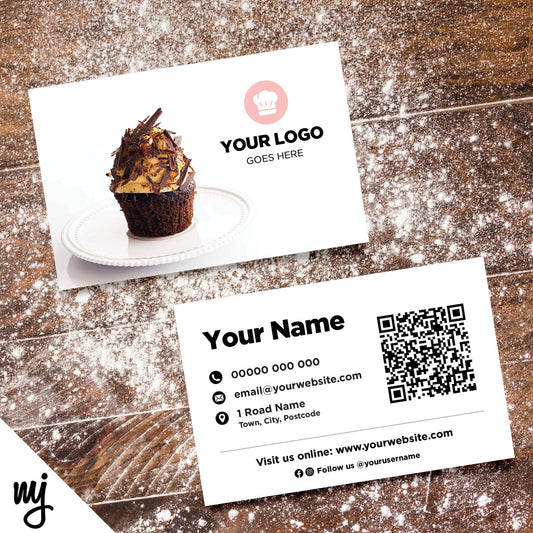 Custom Business Card Printing | Bakery Cake Bread Shop Food Cafe Business 07