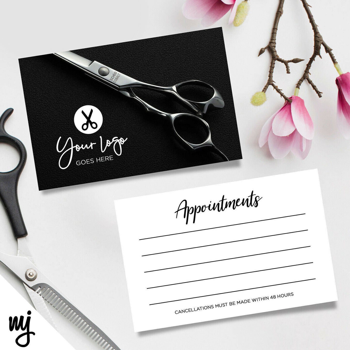 Custom Appointment Card Printing | Salon / Barber / Hair Hairdresser Business 03