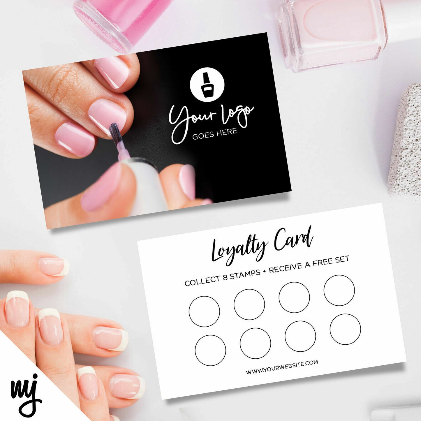 Custom Loyalty Card Printing | Nail Artist Beauty Therapist Business 03