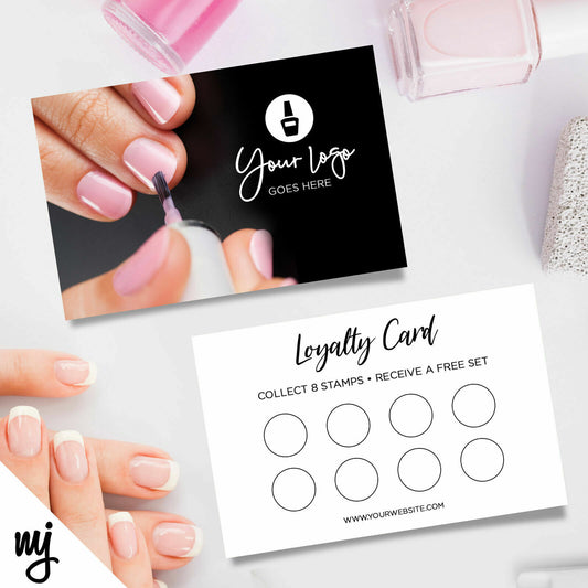 Custom Loyalty Card Printing | Nail Artist Beauty Therapist Business 03