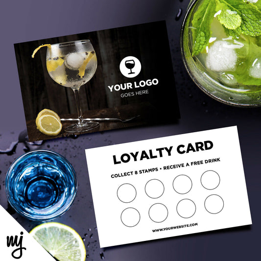 Custom Loyalty Card Printing | Cocktail Bar Restaurant Drinks Pub 05