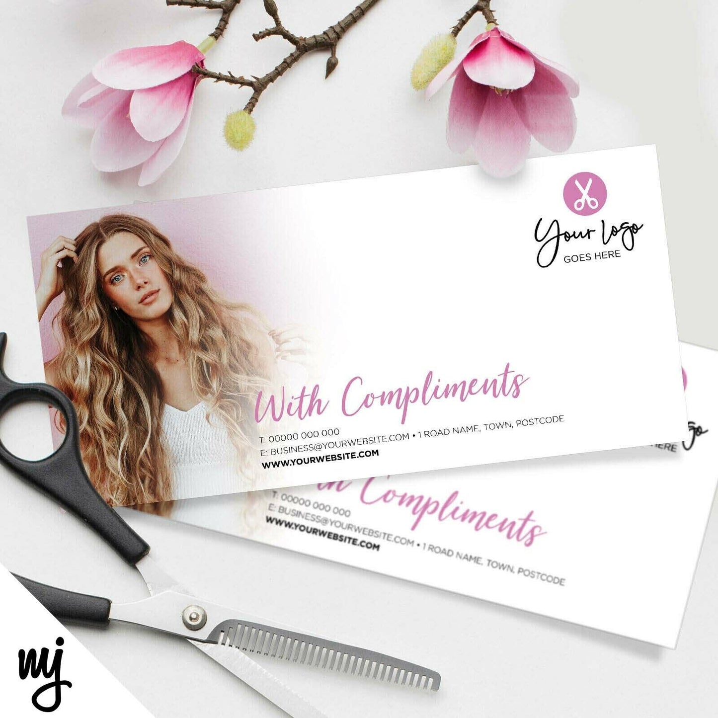 Custom Compliment Slip Printing | Salon / Barber / Hair Hairdresser Business 05