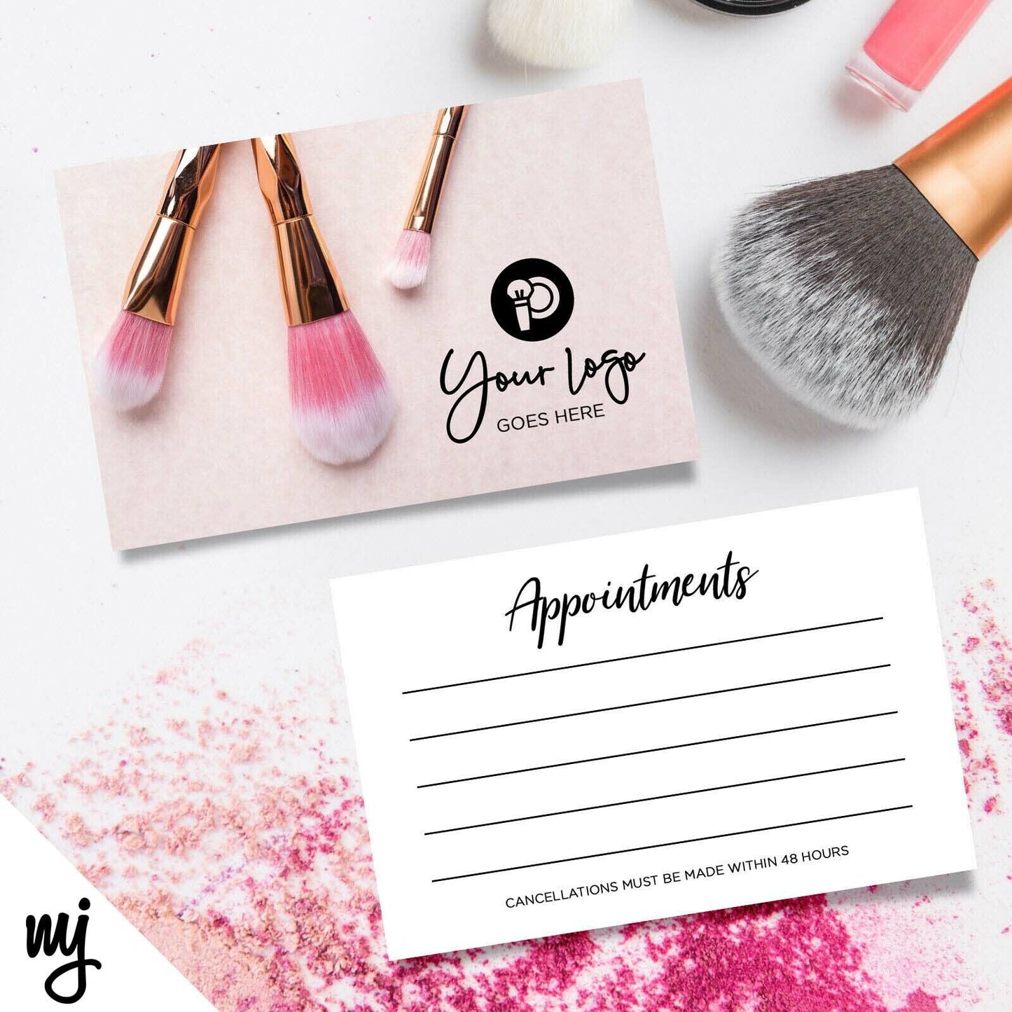 Make Up Appointment Cards