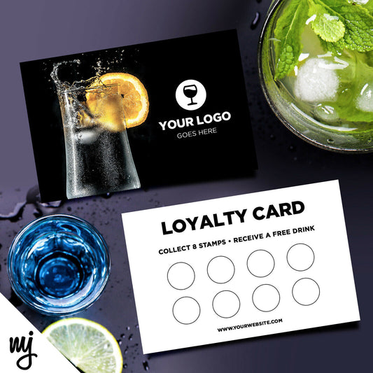 Custom Loyalty Card Printing | Cocktail Bar Restaurant Drinks Pub 04