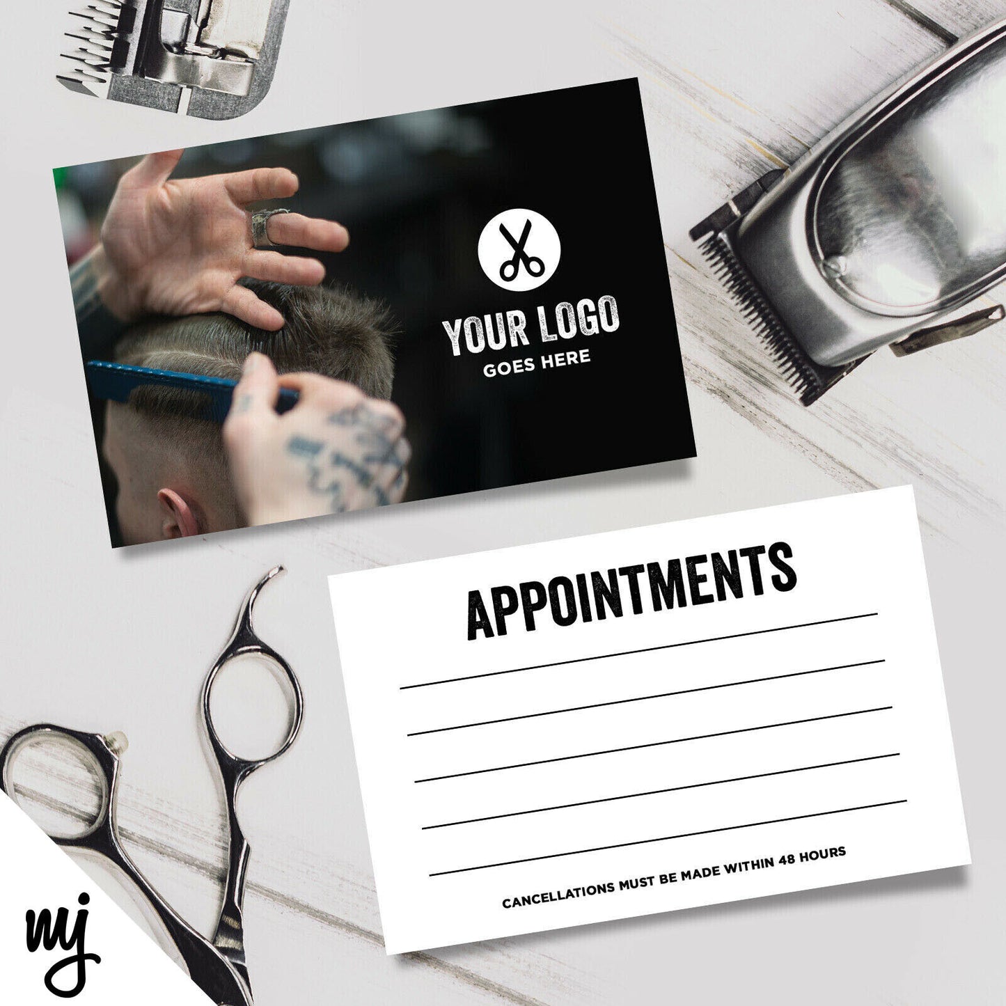 Barber Appointment Cards