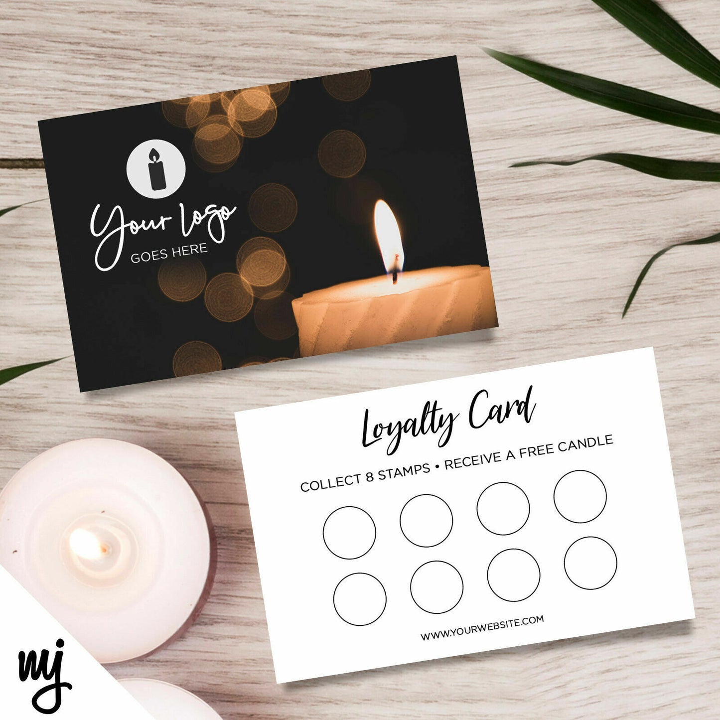 Custom Loyalty Card Printing | Candles Candle Wax Melt Scent Business 04