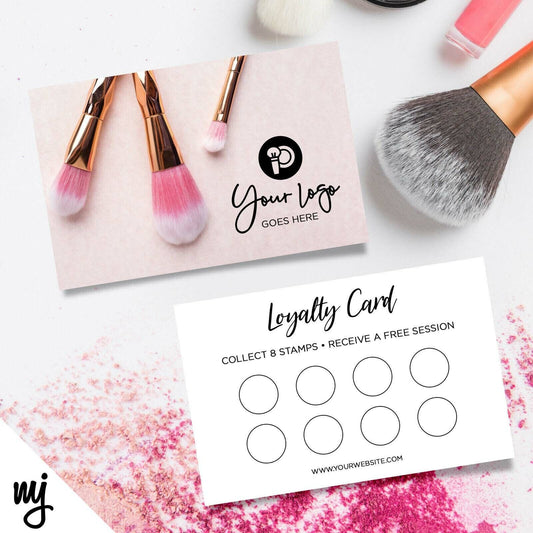 Custom Loyalty Card Printing | Make Up Artist Beauty Therapy Business 02