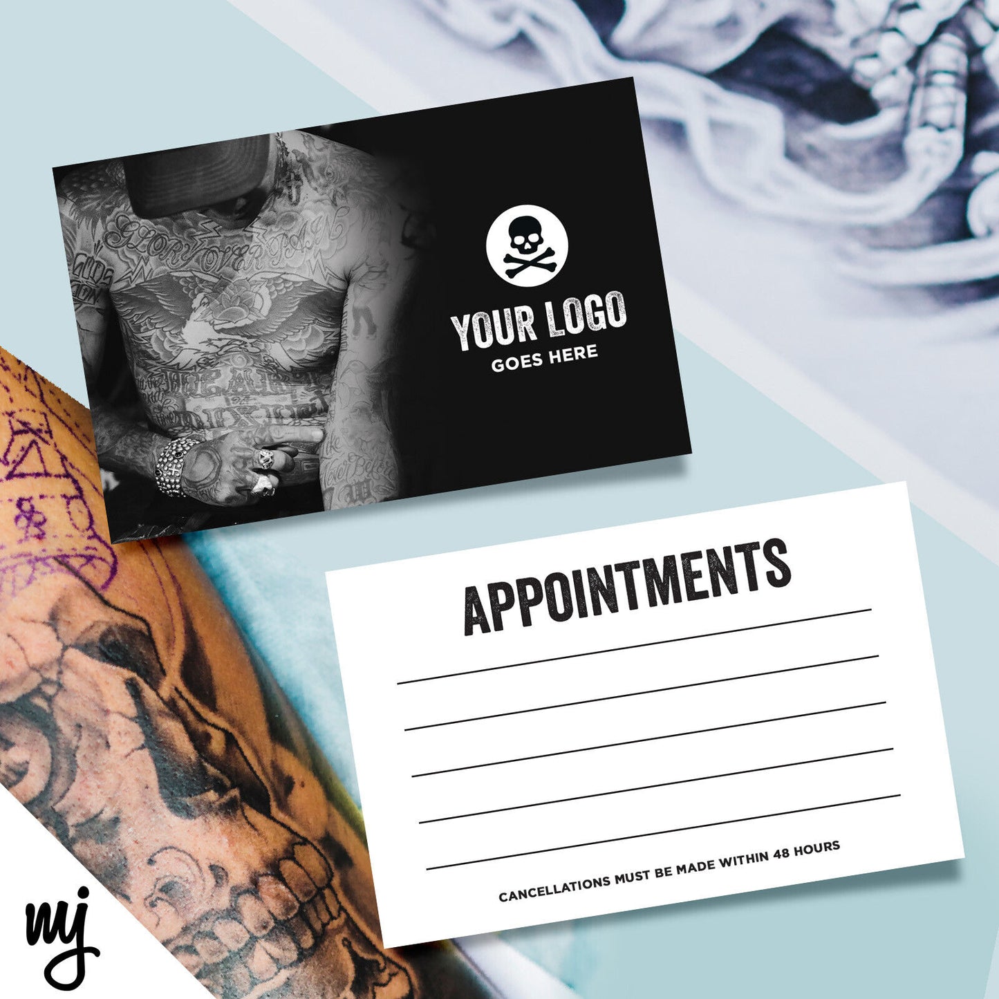 Tattoo Appointment Cards