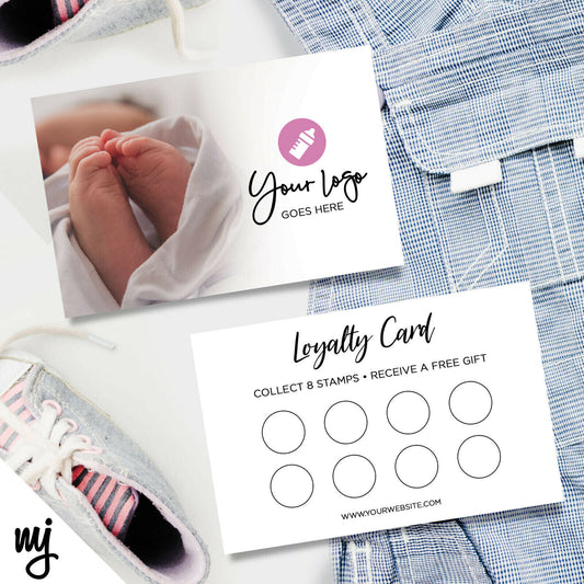 Custom Loyalty Card Printing | Baby Newborn Clothing Supplies Boy Girl 03