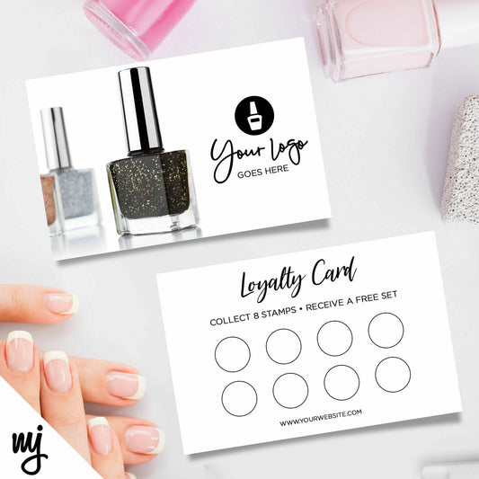 Custom Loyalty Card Printing | Nail Artist Beauty Therapist Business 05