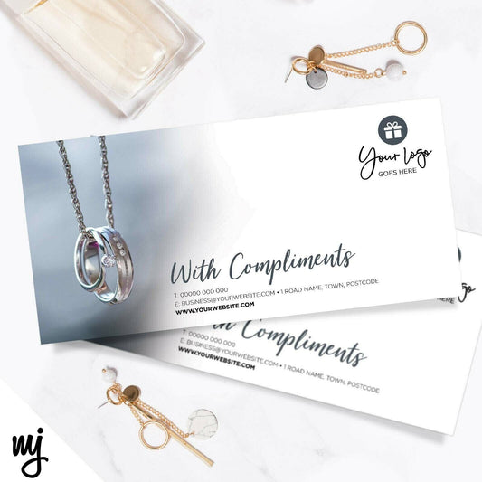 Custom Compliment Slip Printing | Jewellery Jeweller Wedding Business 03