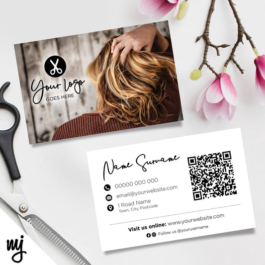 Custom Business Card Printing | Salon Hair Hairdresser Business Women 10