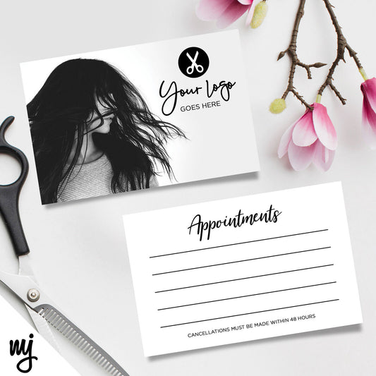 Salon Appointment Cards