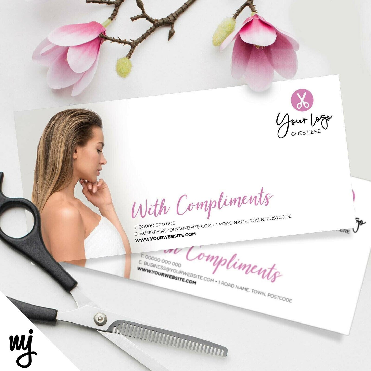 Custom Compliment Slip Printing | Salon / Barber / Hair Hairdresser Business 04