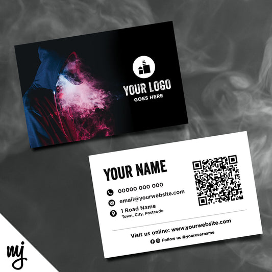 Custom Business Card Printing | Vapour Smoke Quit Smoking Business 03