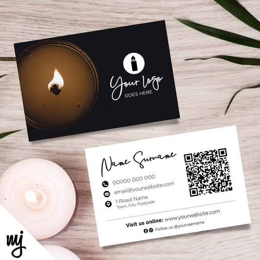 Custom Business Card Printing | Candles Candle Wax Melt Scent Business 02